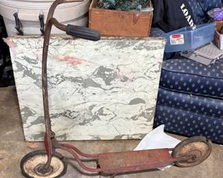 Antique Metal Scooter