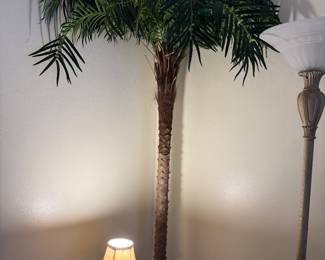 Artificial Palm Tree ,  MCM Snooty Fox Lamp, MCM Floor Lamp