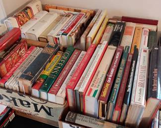Vintage and modern cookbooks