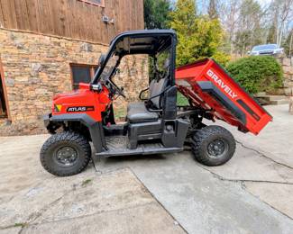Utility Truck showing dump truck capabilities
