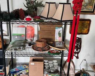 spray paint, mason jars, shelves, christmas decor, blank canvases