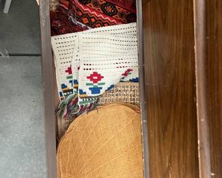 vintage napkin & place mat sets 