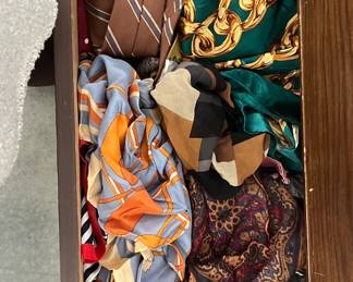 new & vintage ties & scarves