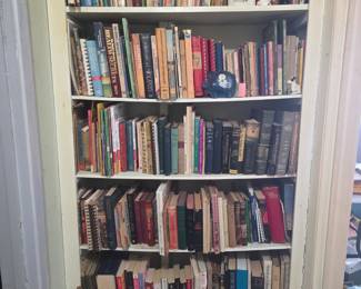 Books books and more books.