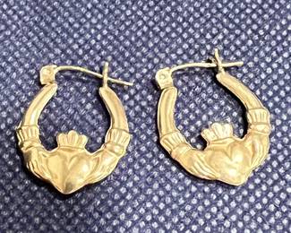 14 K Irish earrings 1.44 g