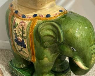 Ceramic Elephant Side Table