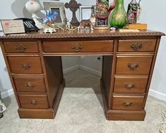 Wood Carved Desk