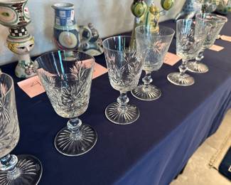 Cut Glass goblets