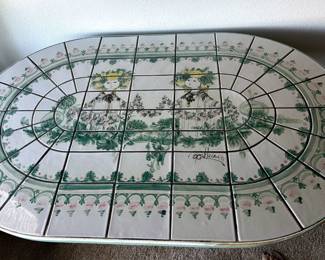 Wiinblad tile top table