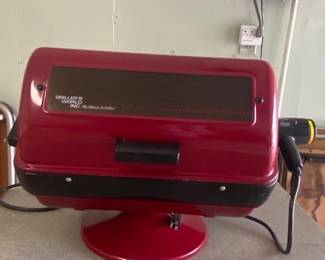 Griller's World Inc., Tabletop Electric Grill, 3-Position Heating, Outdoor Use