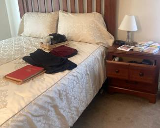 Kathy Ireland queen headboard and Kathy Ireland nightstand to match