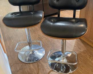 Herman Miller style bar stools, swivel