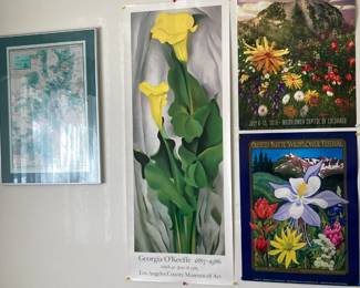 Georgia O'Keeffe poster from 1989