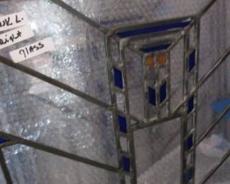 (4) Frank L. Wright glass long  windows  $700 ea (we have receipts)