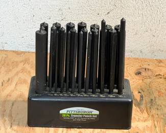 Pittsburgh 28-piece transfer punch set

