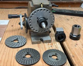 Shars BS-0 Semi-Universal Dividing Head precision machinist's tool used on milling machines

