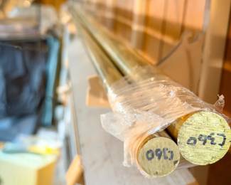 (2) High Quality 6ft Brass Milling Rods
