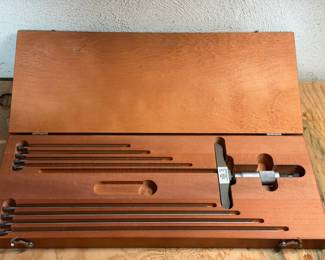 Starrett depth micrometer set
