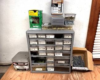 Hardware Caddy With Extra Hardware
