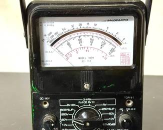 vintage Micronta Model 100K analog multimeter
