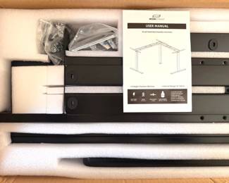 Triple Motor Adjustable Sit/Stand Corner Desk By Monoprice
