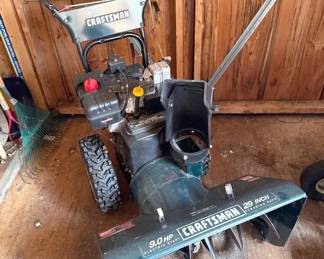 Craftsman 29” - 9HP Electric Start Snowblower

