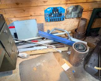 Large Stack of Milling Metal Materials and Raw Supplies
