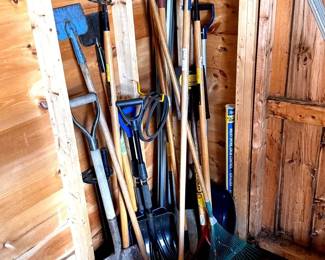 Mix Of Lawn Tools
