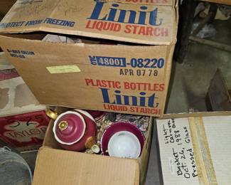 Entire set of matching, 2 boxes, in basement. Brng help to move.