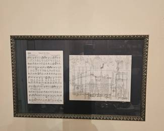 Dining room. Professionaly framed