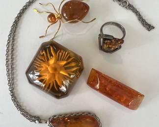 Vintage Amber Jewelry