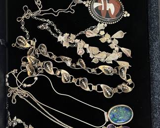 Vintage Sterling Silver Necklaces