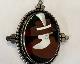 Sterling Silver Cameo Pendant Necklace