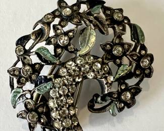 Eisenberg Sterling Silver Dress Clip