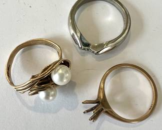 Fine Jewelry 14k Gold Vntg Rings