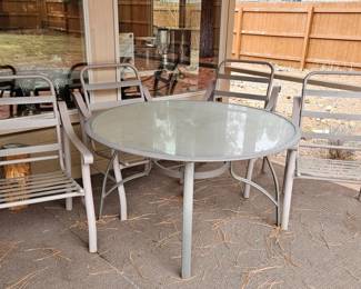 Patio table with 4 chairs