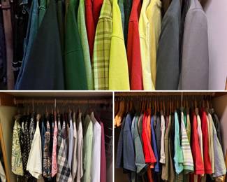 Nice selection of men's clothing
