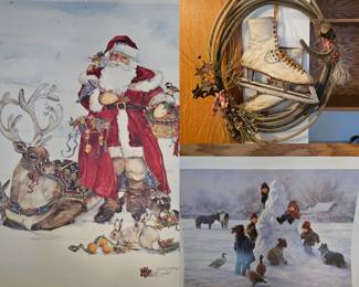 Christmas prints & decor