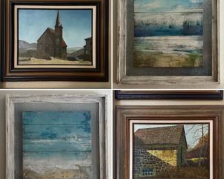 Nice selection of paintings and framed art