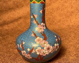19th C. Small Chinese Cloisonné Vase