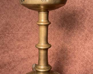 Period Medieval 15th C. Pricket Candlestick Large and Heavy