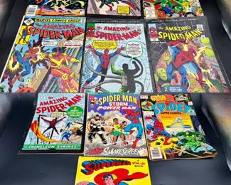 Superman Pop Up Book & Spider-Man Comics including Volume I
