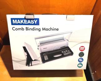 Comb Binding Machine By MakeEasy
