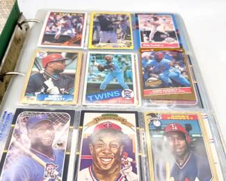Binder Of Baseball Cards
