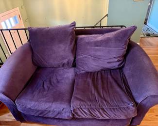 Town & Country Purple Loveseat
