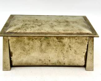 Early 20th Century L.& M. T. Co. Fatima Cigarette Silver Dresser Box
