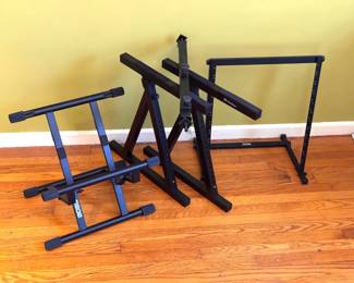(3) Meta Adjustable Music Racks
