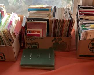 a large variety of music books & sheets