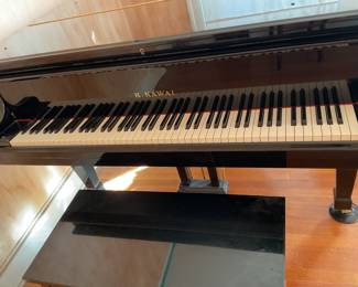 This piano showcases Kawai's renowned precision action, warm tone, and durable construction. Interior plate & serial number (2259491). Bench included