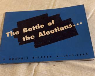 Very Rare WWII Battle of ALeutians Written By Dashiell Hammett 1944 US Army Original